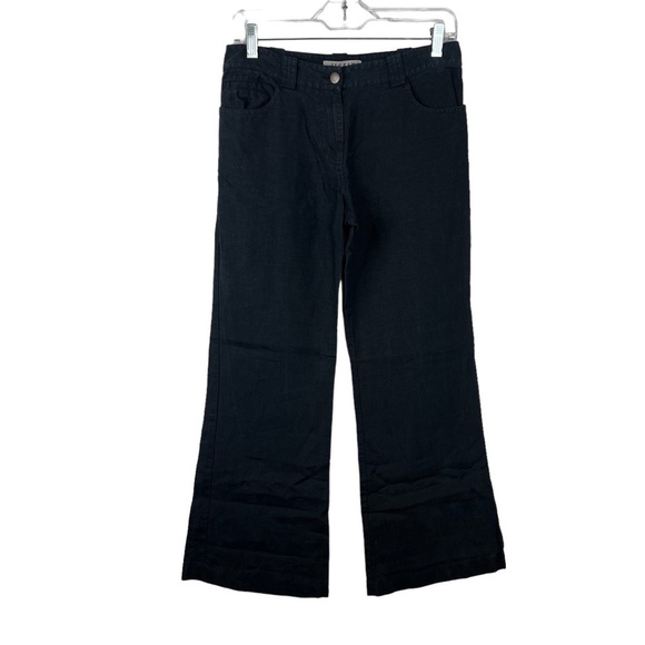 Jigsaw Pants - Jigsaw 100% Linen Wide Leg Pants